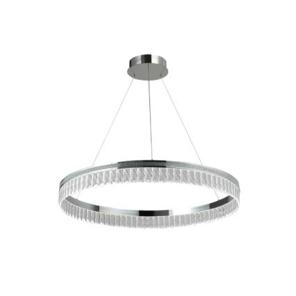 LED stmievateľný krištáľový luster na lanku THALIA LED/55W/230V 3000-6000K priemer 80 cm + diaľkové ovládanie