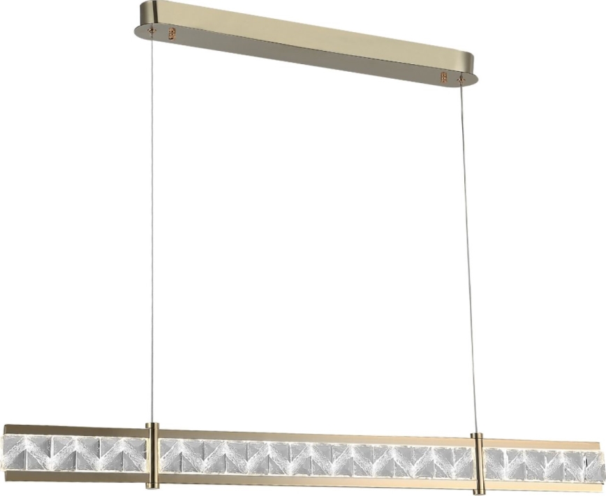LED stmievateľný krištáľový luster na lanku ENRIQUE LED/20W//230V 3000-6000K + diaľkové ovládanie