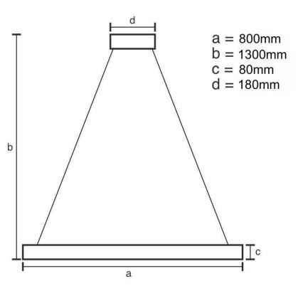 LED Stmievateľný krištáľový luster na lanku LED/50W/230V 3000-6500K + diaľkové ovládanie