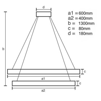 LED Stmievateľný krištáľový luster na lanku LED/70W/230V 3000-6500K + diaľkové ovládanie