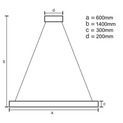 LED Stmievateľný krištáľový luster na lanku LED/80W/230V 3000-6500K + diaľkové ovládanie