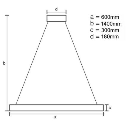 LED Stmievateľný krištáľový luster na lanku LED/80W/230V 3000-6500K + diaľkové ovládanie