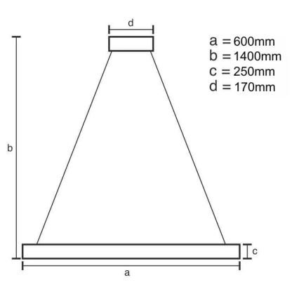 LED Stmievateľný krištáľový luster na lanku LED/80W/230V 3000-6500K + diaľkové ovládanie