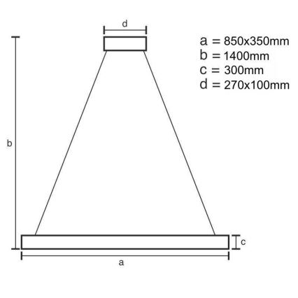 LED Stmievateľný krištáľový luster na lanku LED/90W/230V 3000-6500K + diaľkové ovládanie