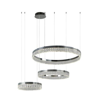 LED Stmievaný krištáľový luster na lanku THALIA LED/120W/230V 3000-6000K + diaľkové ovládanie