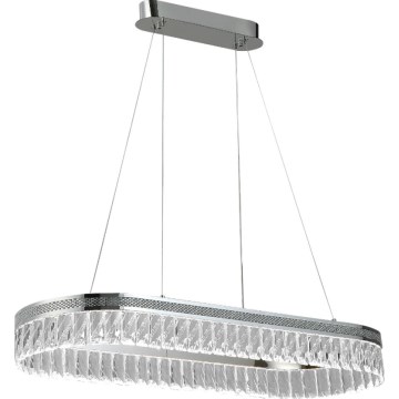 LED stmievateľný krištáľový luster na lanku THALIA LED/50W/230V 3000-6000K + diaľkové ovládanie
