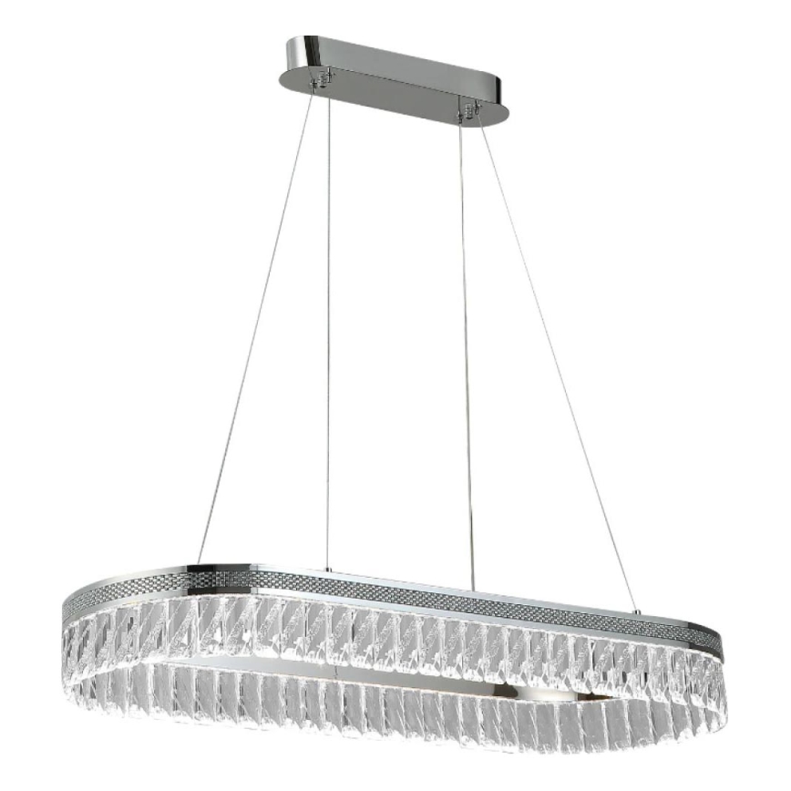LED stmievateľný krištáľový luster na lanku THALIA LED/50W/230V 3000-6000K + diaľkové ovládanie