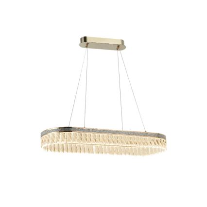 LED stmievateľný krištáľový luster na lanku THALIA LED/50W/230V 3000-6000K + diaľkové ovládanie