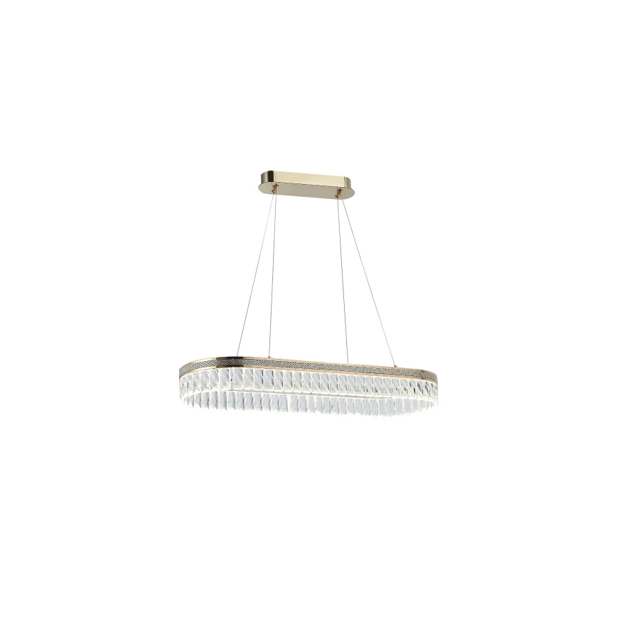 LED stmievateľný krištáľový luster na lanku THALIA LED/50W/230V 3000-6000K + diaľkové ovládanie