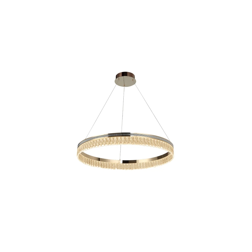 LED Stmievateľný krištáľový luster na lankách THALIA LED/55W/230V 3000-6000K pr. 80 cm + diaľkové ovládanie