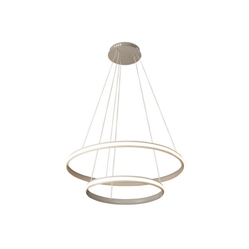 LED Stmievateľný luster na lanku LED/90W/230V 3000-6500K pr. 60 cm + diaľkové ovládanie