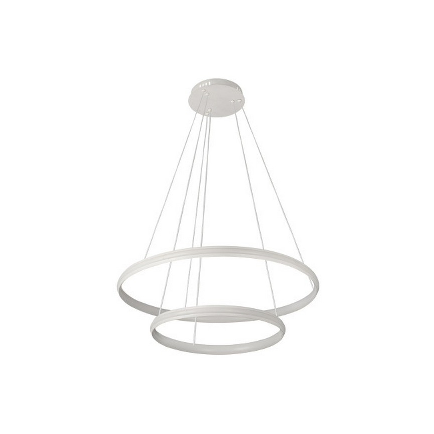 LED Stmievateľný luster na lanku LED/90W/230V 3000-6500K pr. 60 cm + diaľkové ovládanie