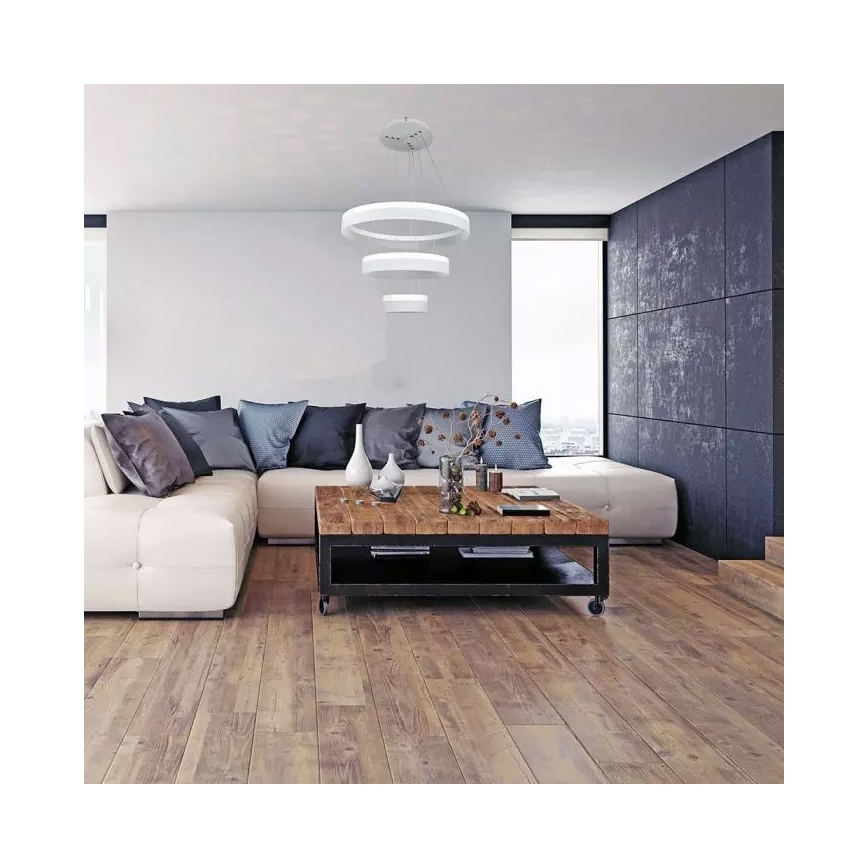 LED Stmievateľný luster na lanku 3xLED/80W/230V