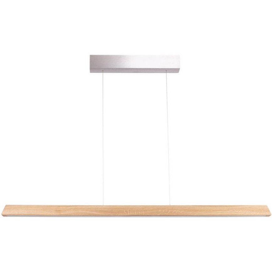 LED Stmievateľný luster na lanku DEROTT 3xLED/14W/230V dub