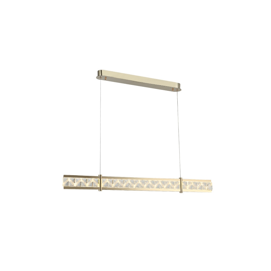 LED stmievateľný krištáľový luster na lanku ENRIQUE LED/20W//230V 3000-6000K + diaľkové ovládanie