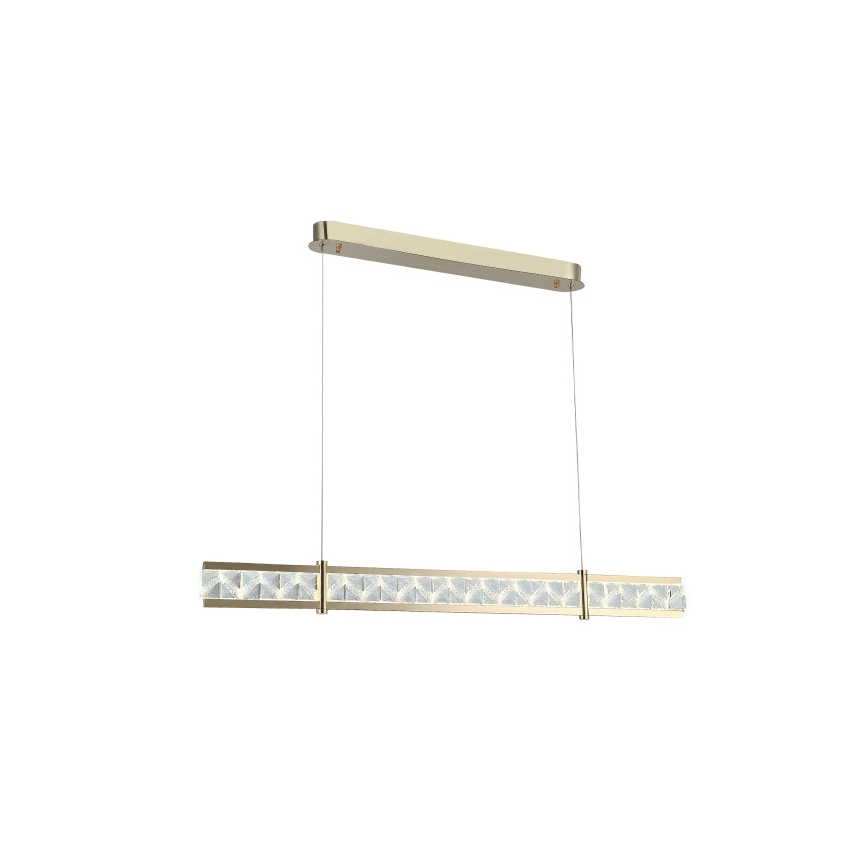 LED stmievateľný krištáľový luster na lanku ENRIQUE LED/20W//230V 3000-6000K + diaľkové ovládanie