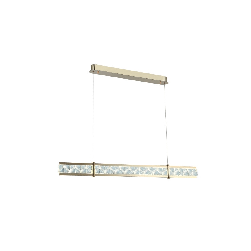 LED stmievateľný krištáľový luster na lanku ENRIQUE LED/20W//230V 3000-6000K + diaľkové ovládanie
