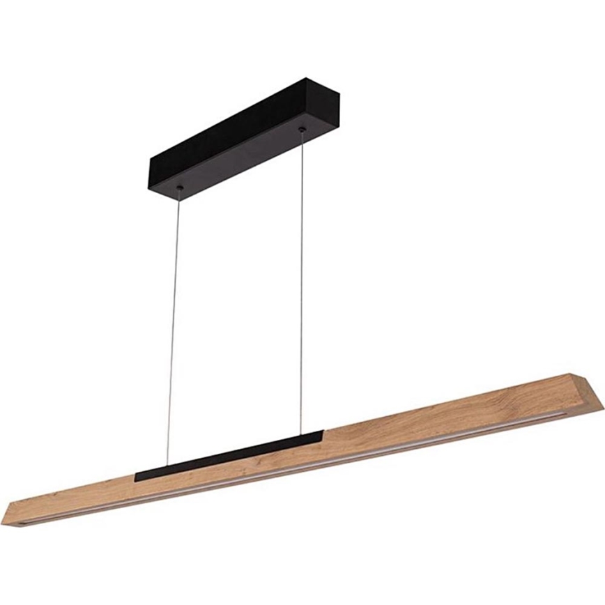 LED Stmievateľný luster na lanku JONAS LED/16,5W/230V dub