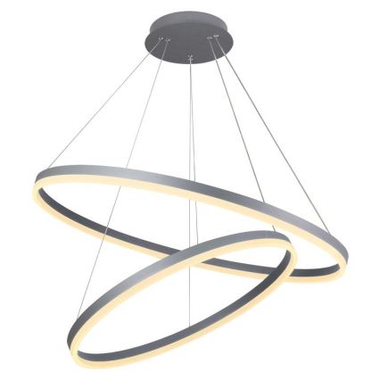 LED Stmievateľný luster na lanku LED/100W/230V 3000-6500K pr. 80 cm + diaľkové ovládanie