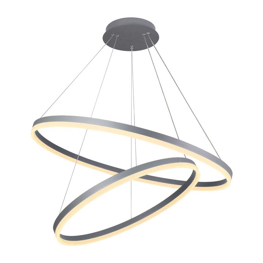 LED Stmievateľný luster na lanku LED/100W/230V 3000-6500K pr. 80 cm + diaľkové ovládanie