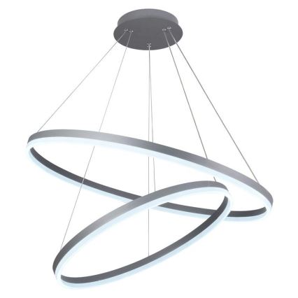 LED Stmievateľný luster na lanku LED/100W/230V 3000-6500K pr. 80 cm + diaľkové ovládanie