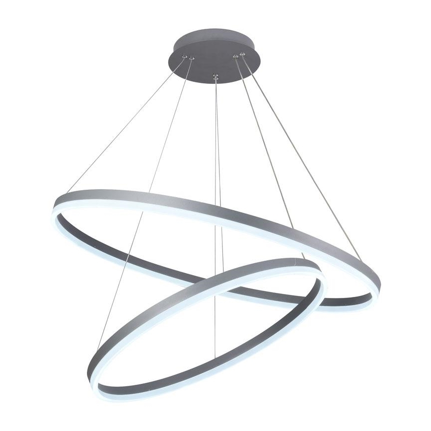 LED Stmievateľný luster na lanku LED/100W/230V 3000-6500K pr. 80 cm + diaľkové ovládanie