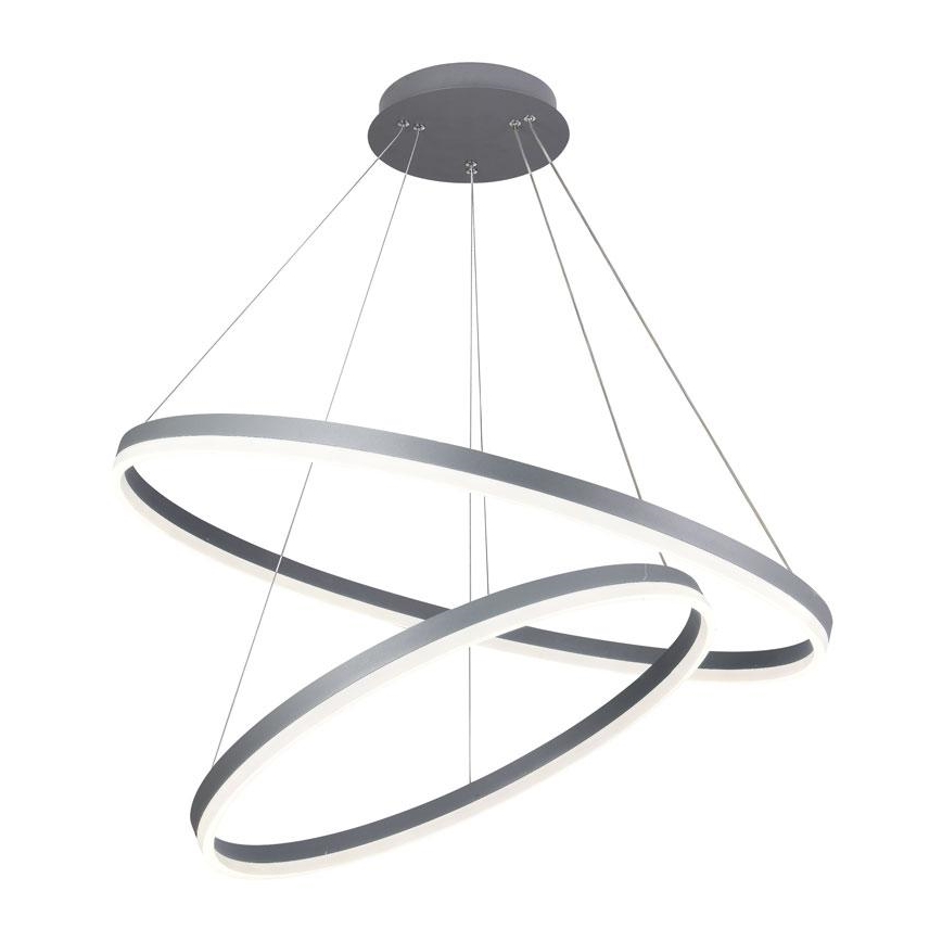 LED Stmievateľný luster na lanku LED/100W/230V 3000-6500K pr. 80 cm + diaľkové ovládanie