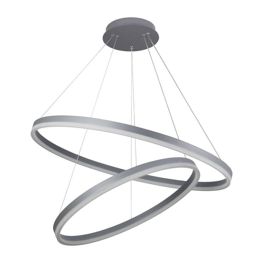 LED Stmievateľný luster na lanku LED/100W/230V 3000-6500K pr. 80 cm + diaľkové ovládanie