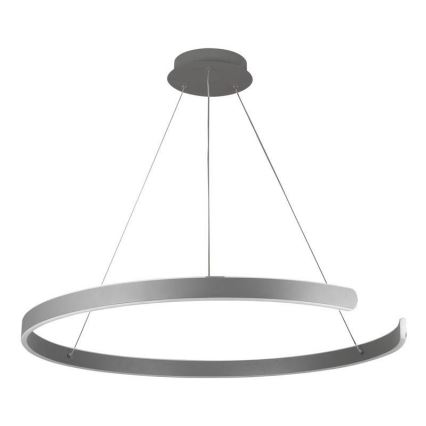 LED Stmievateľný luster na lanku LED/100W/230V 3000-6500K pr. 80 cm + diaľkové ovládanie