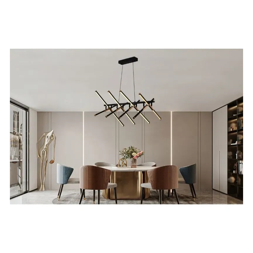 LED Stmievateľný luster na lanku LED/100W/230V 3000-6500K + diaľkové ovládanie