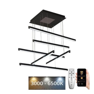 LED Stmievateľný luster na lanku LED/100W/230V 3000-6500K + diaľkové ovládanie