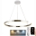 LED Stmievateľný luster na lanku LED/100W/230V 3000-6500K pr. 80 cm + diaľkové ovládanie