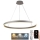 LED Stmievateľný luster na lanku LED/100W/230V 3000-6500K pr. 80 cm + diaľkové ovládanie