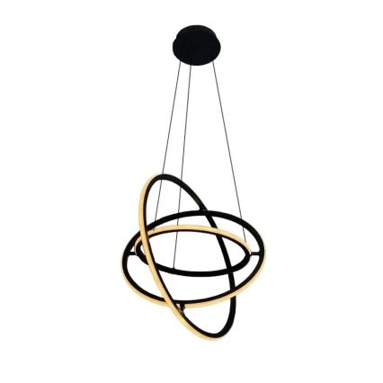 LED Stmievateľný luster na lanku LED/105W/230V 3000-6500K pr. 60 cm + diaľkové ovládanie