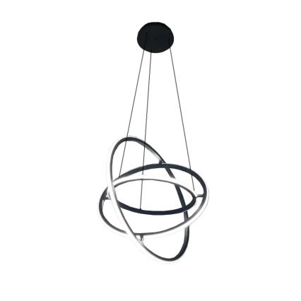 LED Stmievateľný luster na lanku LED/105W/230V 3000-6500K pr. 60 cm + diaľkové ovládanie