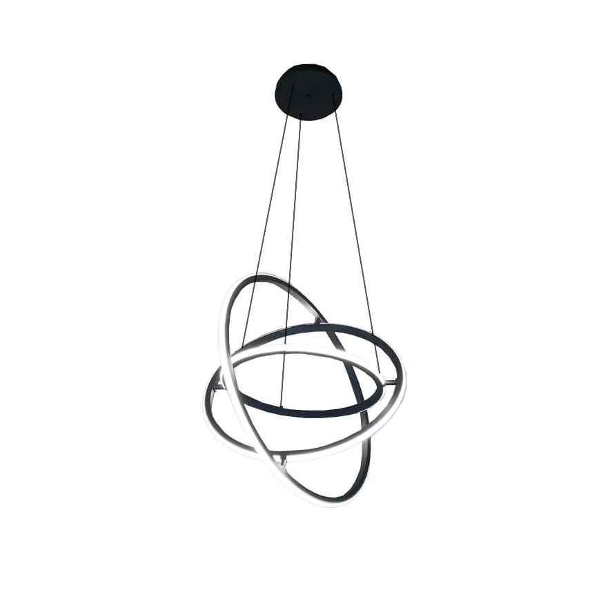 LED Stmievateľný luster na lanku LED/105W/230V 3000-6500K pr. 60 cm + diaľkové ovládanie