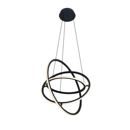 LED Stmievateľný luster na lanku LED/105W/230V 3000-6500K pr. 60 cm + diaľkové ovládanie