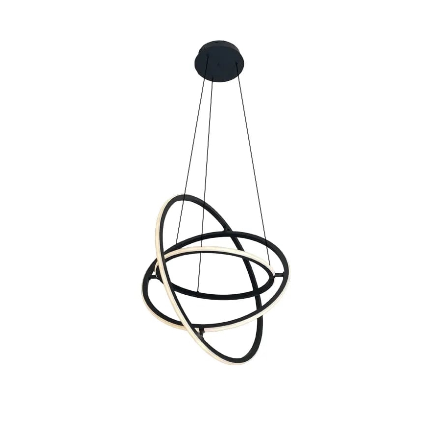 LED Stmievateľný luster na lanku LED/105W/230V 3000-6500K pr. 60 cm + diaľkové ovládanie