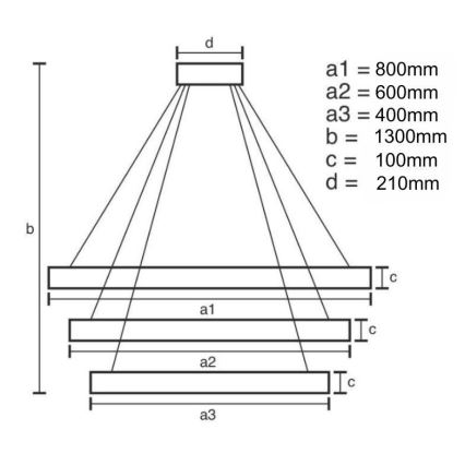 LED Stmievateľný krištáľový luster na lanku LED/115W/230V 3000-6500K lesklý chróm + diaľkové ovládanie