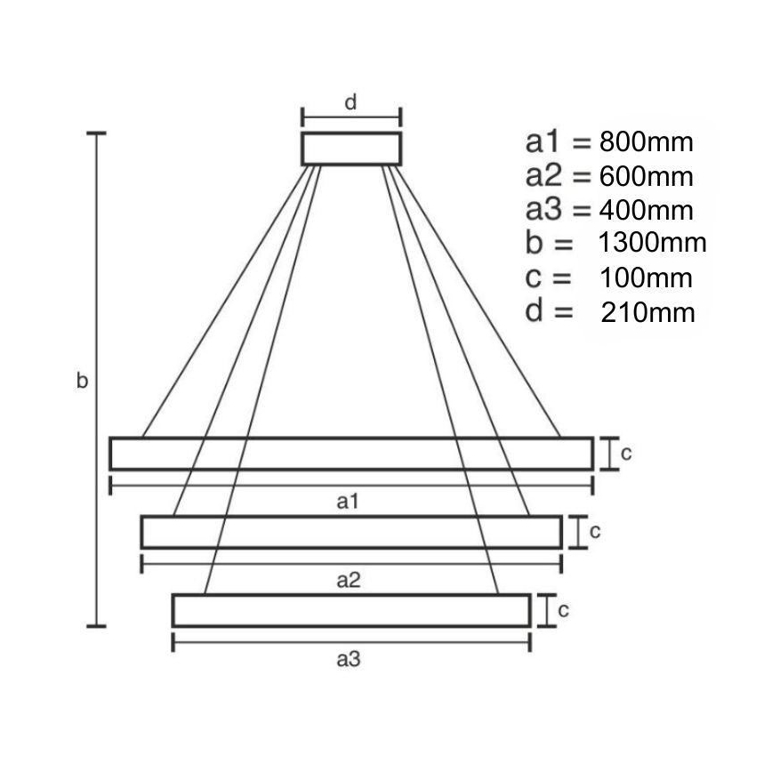 LED Stmievateľný krištáľový luster na lanku LED/115W/230V 3000-6500K lesklý chróm + diaľkové ovládanie