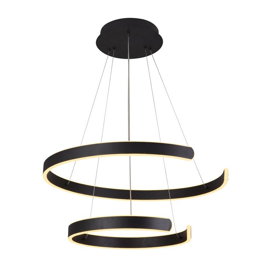LED Stmievateľný luster na lanku LED/120W/230V 3000-6500K + diaľkové ovládanie