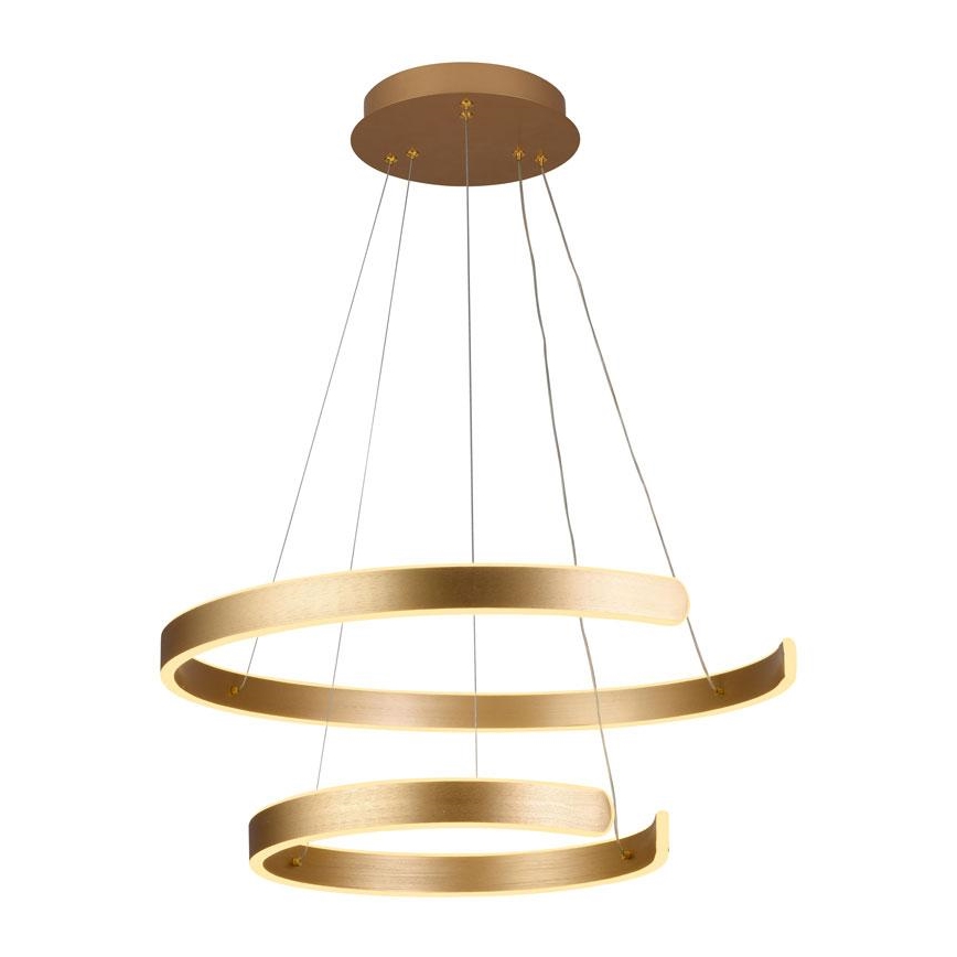 LED Stmievateľný luster na lanku LED/120W/230V 3000-6500K + diaľkové ovládanie