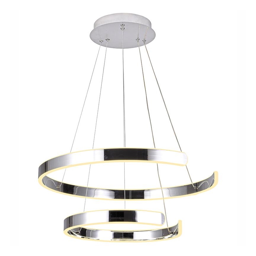 LED Stmievateľný luster na lanku LED/120W/230V 3000-6500K + diaľkové ovládanie