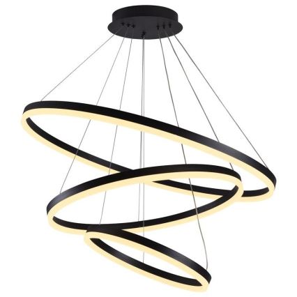 LED Stmievateľný luster na lanku LED/125W/230V 3000-6500K + diaľkové ovládanie