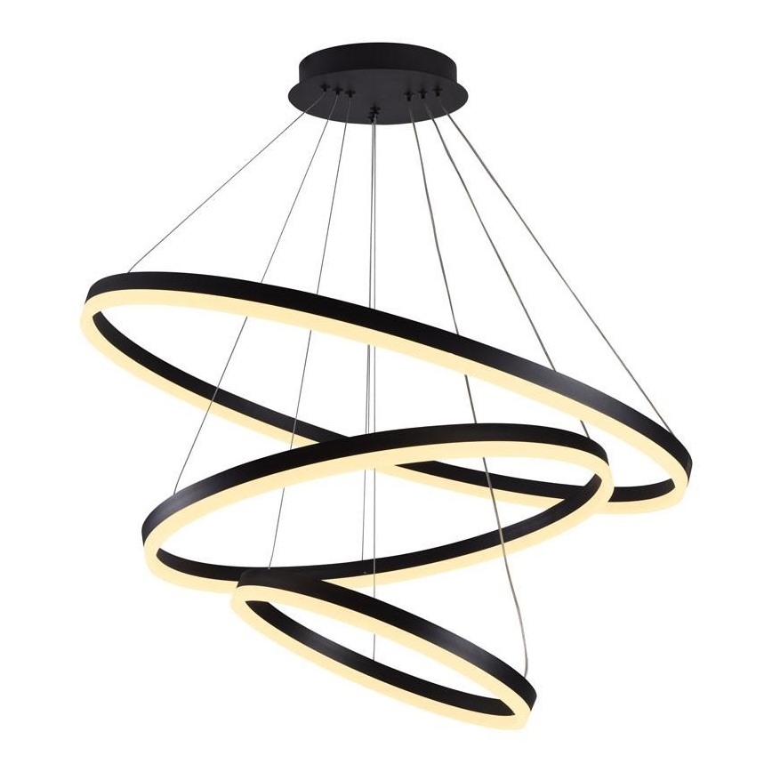 LED Stmievateľný luster na lanku LED/125W/230V 3000-6500K + diaľkové ovládanie
