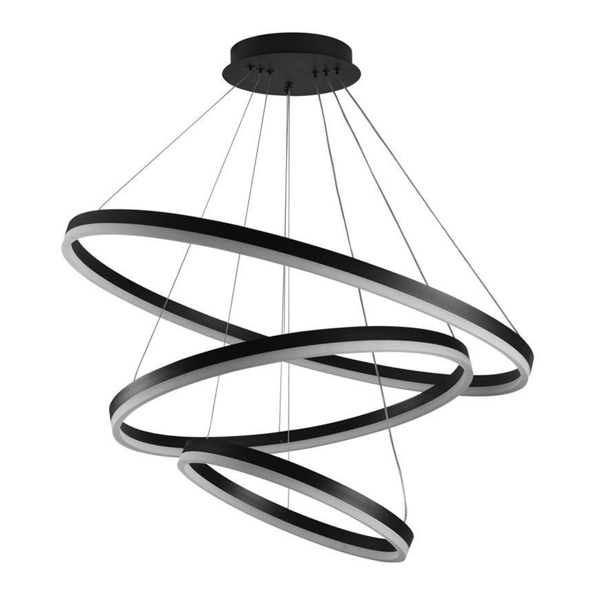 LED Stmievateľný luster na lanku LED/125W/230V 3000-6500K + diaľkové ovládanie