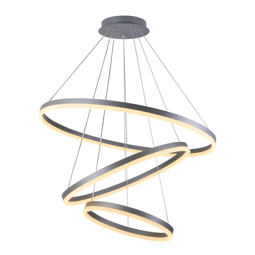 LED Stmievateľný luster na lanku LED/125W/230V 3000-6500K + diaľkové ovládanie