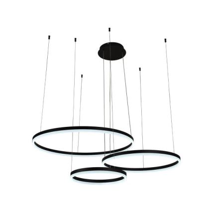 LED Stmievateľný luster na lanku LED/125W/230V 3000-6500K pr. 80 cm + diaľkové ovládanie
