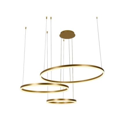 LED Stmievateľný luster na lanku LED/125W/230V 3000-6500K + diaľkové ovládanie