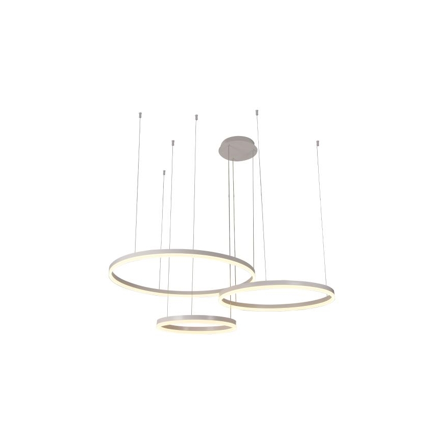 LED Stmievateľný luster na lanku LED/125W/230V 3000-6500K + diaľkové ovládanie
